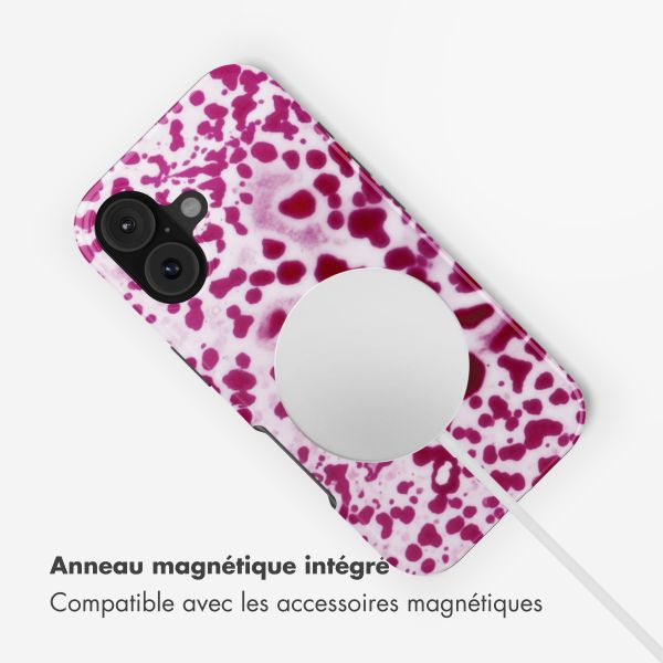 Selencia Coque arrière Vivid avec MagSafe Apple iPhone 17 - Cosmic Orchid
