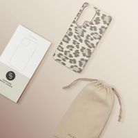 Selencia Coque Sabi imprimé panthère avec MagSafe Samsung Galaxy S25 Ultra - Soft Ivory