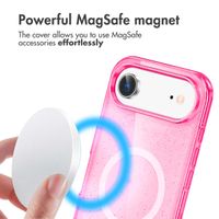 imoshion Coque Pailletée avec MagSafe Apple iPhone Air - Rose