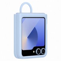 Samsung Original Coque en silicone Ring Samsung Galaxy Z Flip 6 / Flip 7 FE - Blue