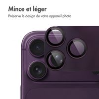 imoshion Protection Caméra en verre trempé 2 Pack pour l'Apple iPhone 18 Pro Max - Plum