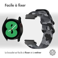 imoshion Bracelet robuste en nylon  - Connexion universelle 20 mm - Camouflage Grey
