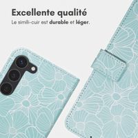 imoshion Étui de télephone portefeuille Design Samsung Galaxy S23 - Botanica