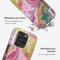 Selencia Coque arrière Vivid avec MagSafe Apple iPhone 15 Pro - Marble Pink