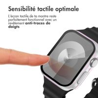 imoshion Coque rigide brillante à couverture complète Apple Watch 7 / 8 / 9 - 41 mm - Pearlescent
