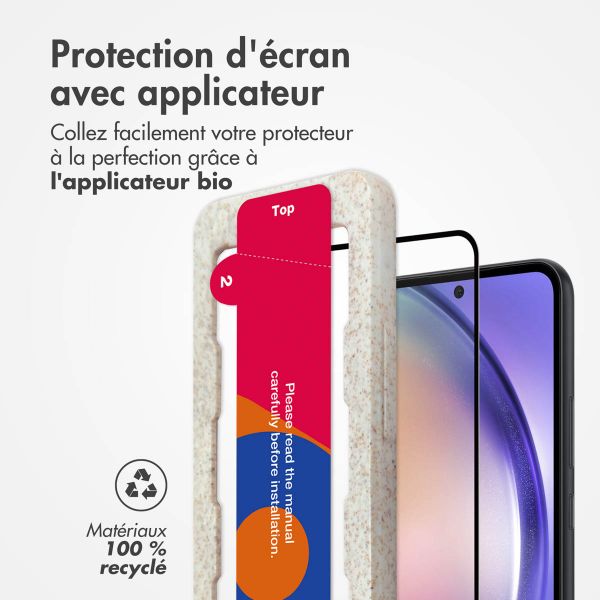 Accezz Protection d'écran en verre trempé avec applicateur Samsung Galaxy A54 (5G) / S23 FE