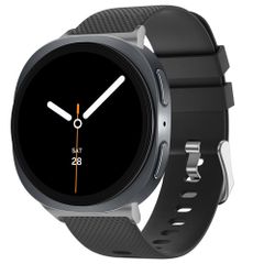 imoshion Bracelet en silicone flexible Samsung Galaxy Watch 8 (40/44mm) / Classic (46mm) - Noir