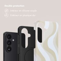 Selencia Coque arrière Vivid Samsung Galaxy S26 - Desert Waves Beige