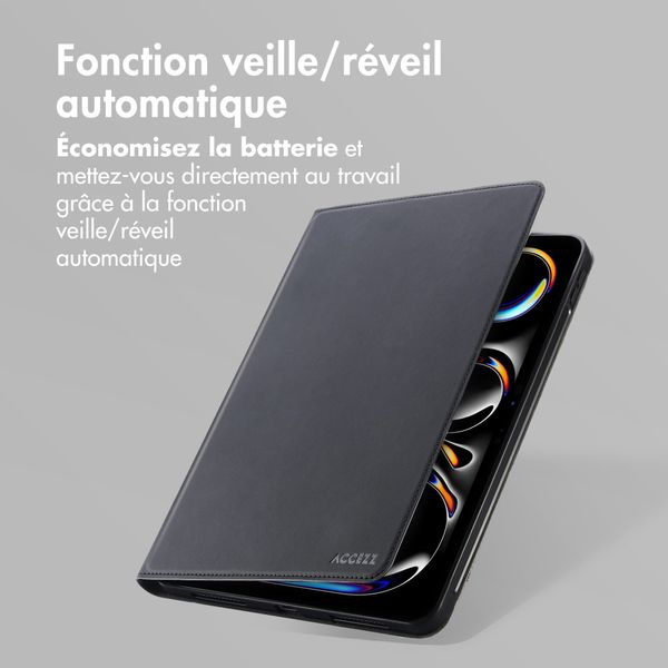 Accezz Coque tablette Classic Apple iPad Pro 13 (2025) M5 / (2024) M4 - Noir
