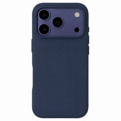 Accezz Coque Liquid Silicone avec MagSafe Apple iPhone 18 Pro Max / 17 Pro Max - Bleu foncé