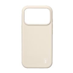 iDeal of Sweden Coque en silicone avec MagSafe Apple iPhone 18 Pro / 17 Pro - Cloud Dancer