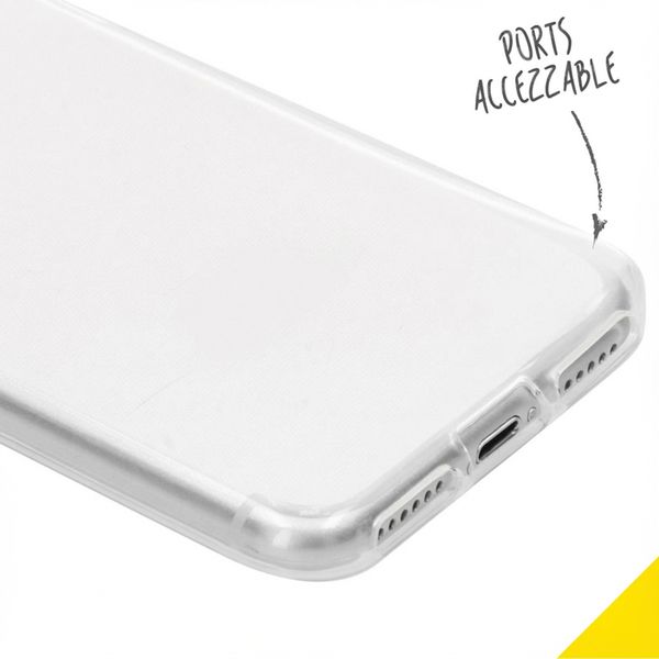 Accezz Coque Clear Apple iPhone SE (2022 / 2020) / 8 / 7 / 6(s) - Transparent
