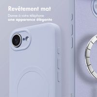 imoshion Coque Couleur avec MagSafe Apple iPhone 17e / 16e - Lila