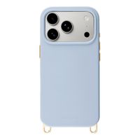 Selencia Coque arrière Rivièra avec MagSafe avec crochets amovibles Apple iPhone 17 Pro - Powder Blue