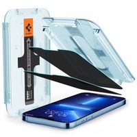 Spigen Protection d'écran en verre trempé GLAStR Privacy Applicator - lot de 2 Apple iPhone 13 Pro Max
