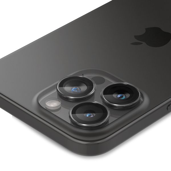 Spigen Optik Lens Protector - Protection complète de la caméra (lot de 2) Apple iPhone 15 Pro / 15 Pro Max