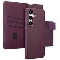 Accezz Étui de télephone portefeuille en cuir 2-en-1 avec MagSafe Samsung Galaxy S25 Ultra - Heath Purple