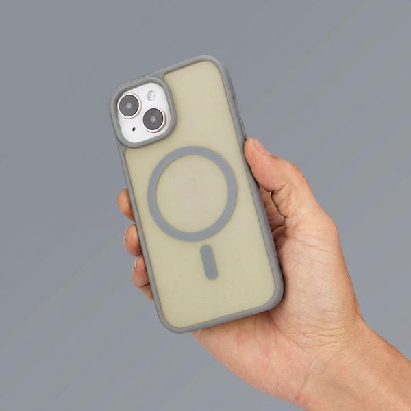imoshion Coque Color Guard avec MagSafe Apple iPhone 15 - Gris