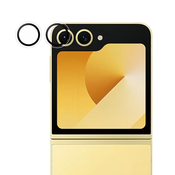 PanzerGlass Protection Caméra Hoops Optic Rings Samsung Galaxy Z Flip 7 FE - Transparent