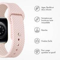 imoshion Bracelet tressé en silicone Apple Watch | 38/40/41/42 mm - Rose