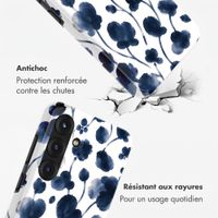 Selencia Coque arrière Vivid Samsung Galaxy S25 - Midnight Blossom