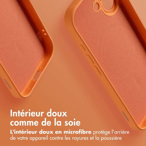 imoshion Coque Couleur avec MagSafe Apple iPhone 17 - Orange