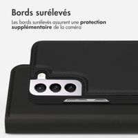 Accezz Premium Leather 2 in 1 Wallet Bookcase Samsung Galaxy S22 - Noir
