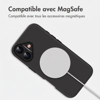 imoshion Coque arrière Color avec Thin MagSafe Ring Apple iPhone 16 - Noir