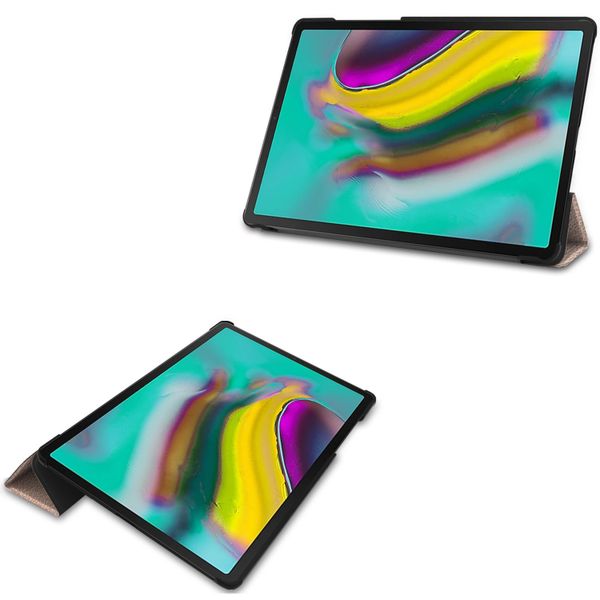 imoshion Coque tablette Trifold Samsung Galaxy Tab S5e - Rose Doré