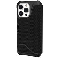 UAG Etui de téléphone portefeuille Metropolis Apple iPhone 13 Pro - Kevlar Black