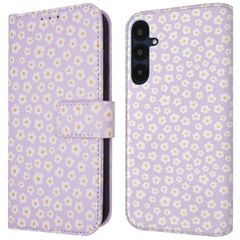 imoshion Étui de télephone portefeuille Design Samsung Galaxy A55 - White Daisy