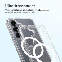 Accezz Coque arrière Xtreme Impact avec MagSafe Samsung Galaxy S25 - Transparent
