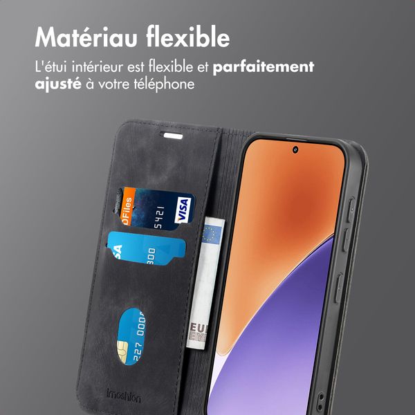 imoshion Étui de téléphone portefeuille Slim Xiaomi 15T - Noir