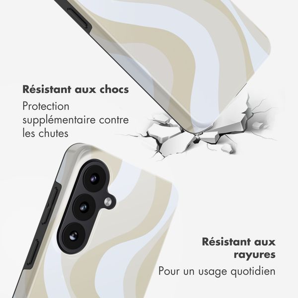 Selencia Coque arrière Vivid Samsung Galaxy S26 - Desert Waves Beige