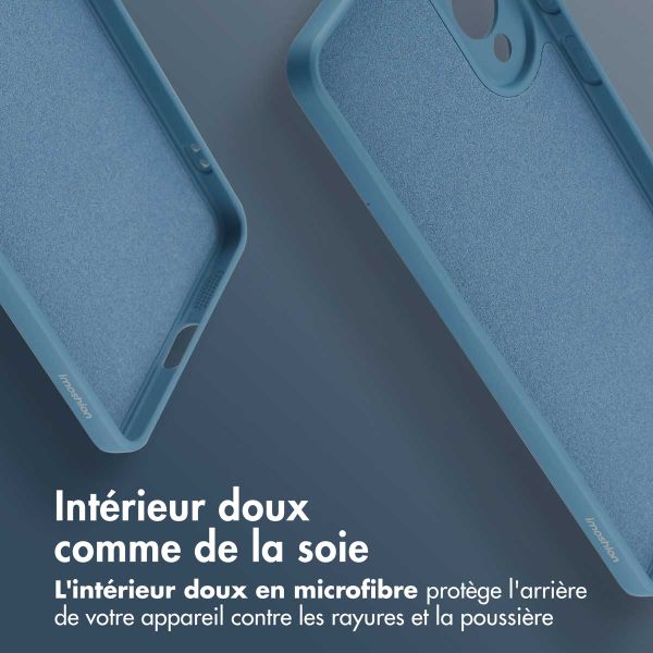 imoshion Coque Couleur avec MagSafe Samsung Galaxy S25 Edge - Bleu foncé