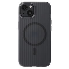 Accezz Coque arrière Lite avec MagSafe | Fluted | Apple iPhone 14 - Matte Black