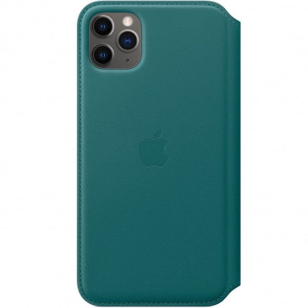 Apple 4 Pack Étui de télephone portefeuille Leather Folio Apple iPhone 11 Pro Max - Red Raspberry + Peacock + Deep Sea Blue + Black