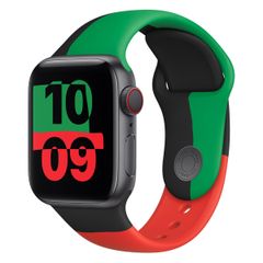 Apple Bracelet Sport Apple Watch | 38/40/41/42 mm - Taille S/M/L - Black Unity