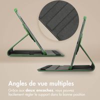imoshion Coque tablette rotatif à 360° Samsung Galaxy Tab S9 11.0 pouces / S10 Lite / S10 FE / S9 FE 10.9 pouces - Vert