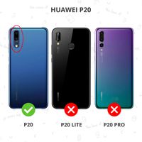 Étui de télephone portefeuille Huawei P20 - Noir