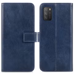 imoshion Étui de télephone portefeuille de luxe Xiaomi Poco M3 - Bleu foncé