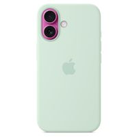 Apple Coque en silicone MagSafe Apple iPhone 16 - Aquamarine