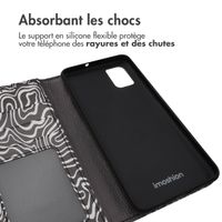 imoshion Étui de télephone portefeuille Design Samsung Galaxy A51 - Black And White