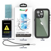 Redpepper Coque imperméable Dot Plus Apple iPhone 14 Pro - Noir