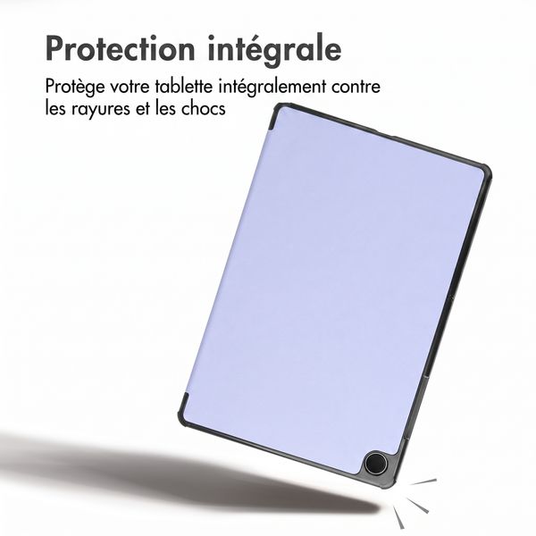 imoshion Coque tablette Trifold Samsung Galaxy Tab A9 Plus - Lila