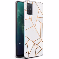 imoshion Coque Design Samsung Galaxy A71 - White Graphic