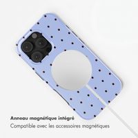 Selencia Coque arrière Vivid avec MagSafe Apple iPhone 16 Pro Max - Happy Dots Digital Sky