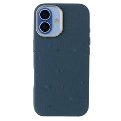 Accezz Coque arrière Mesh avec MagSafe Apple iPhone 16 - Bleu foncé