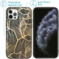 imoshion Coque Design Apple iPhone 12 (Pro) - Golden Leaves