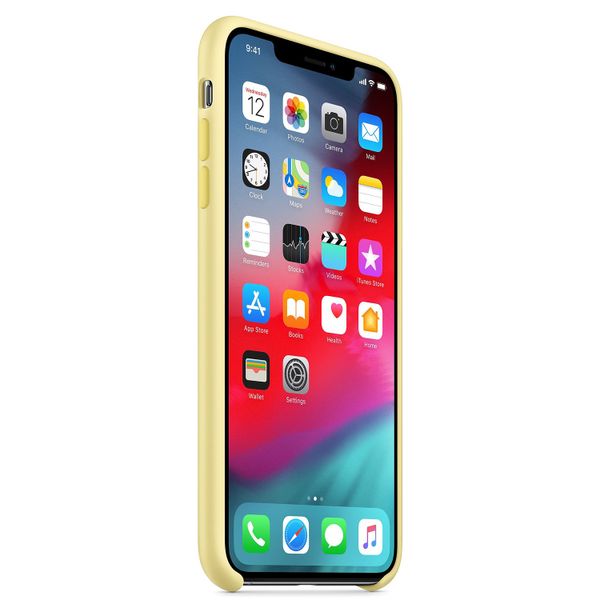 Apple Coque en silicone Apple iPhone Xs Max - Mellow Yellow